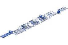 Produktionslinie für intelligente Stahlstruktur