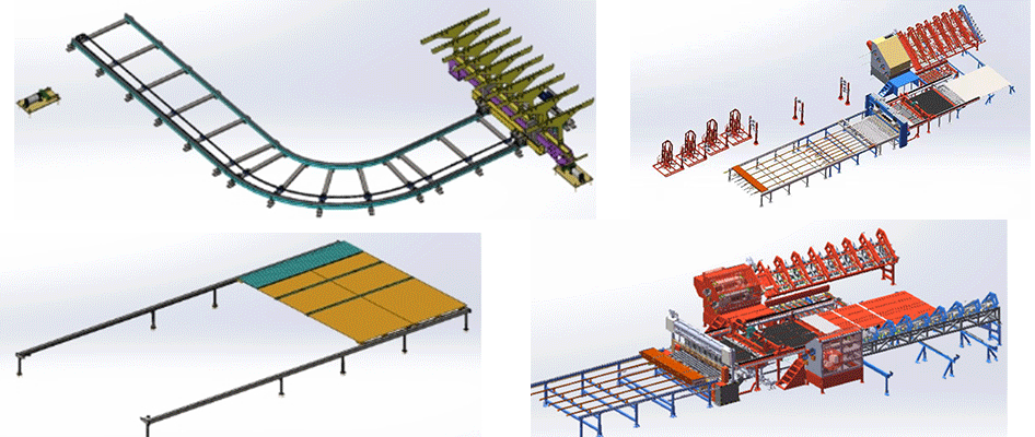 Smart Wire Mesh Produktionslinie Smart Wire Mesh Produktionslinie